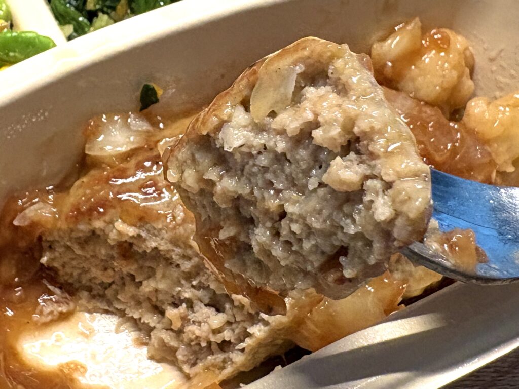 ハンバーグ 断面